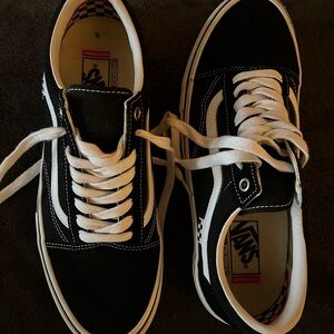 Vans Classic Black and White Sneakers